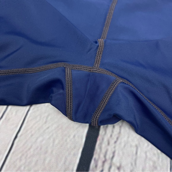 Athleta Tri-ssential Colorblock Swim Capri Sz M - Picture 10 of 13